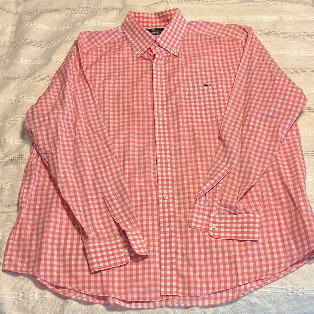 Vineyard Vines Pink Gingham Casual Shirt
Slim Fit Tucker shirt